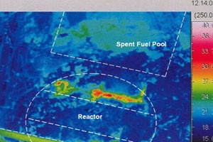 La radioactivit a baiss de moiti en un mois  Fukushima