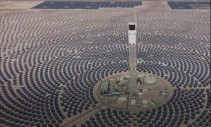 La plus grande centrale solaire du Chili inaugure dans le dsert de l'Atacama