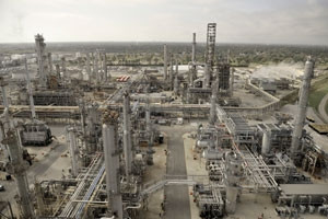 Le vapocraqueur de Port Arthur au Texas traite de lthane issu des gaz de schiste